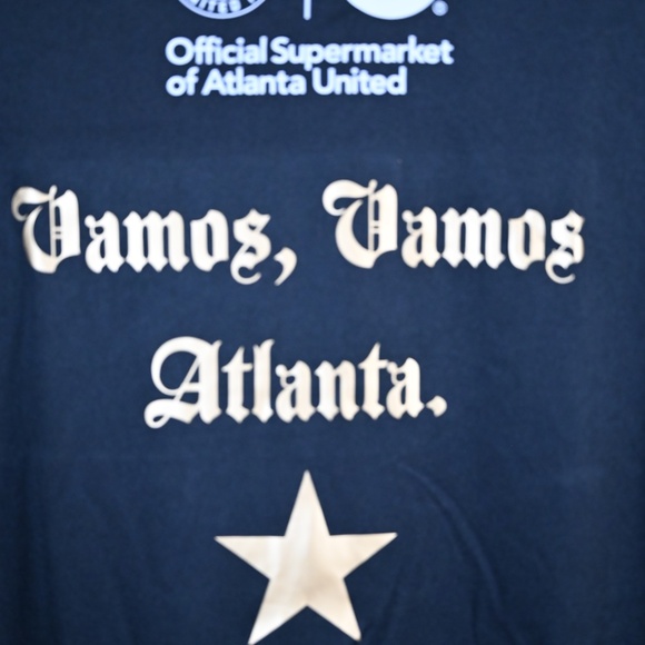lack Atlanta United Tribute Shirt – Gold “Vamos, Vamos Atlanta” - Picture 5 of 5